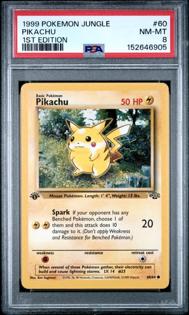 Pikachu 1st Edition