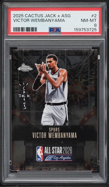 Topps Chrome Cactus Jack X ASG Victor Wembanyama #2