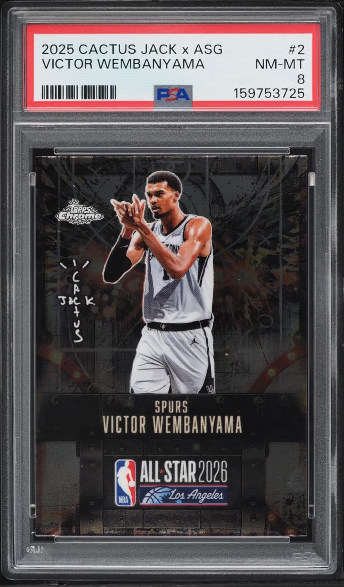 Topps Chrome Cactus Jack X ASG Victor Wembanyama #2