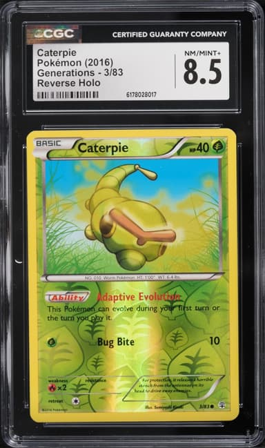 Pokemon XY Generations Reverse Holo Caterpie #3
