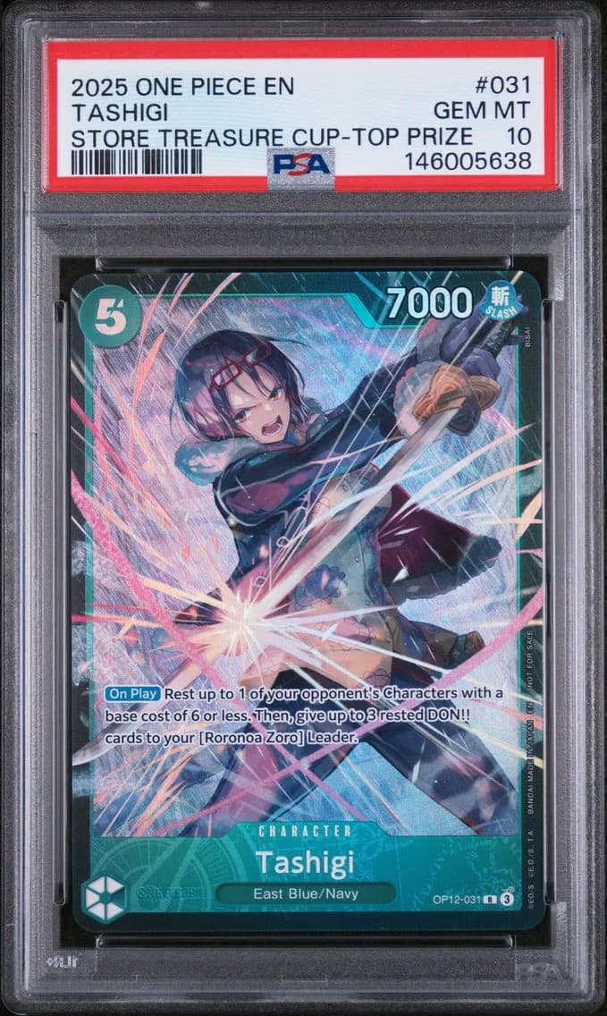 2025 #031 Tashigi PSA 10 One Pie