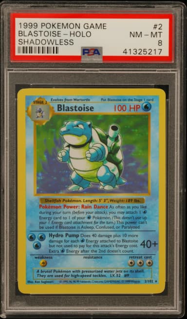 Blastoise-Holo Shadowless