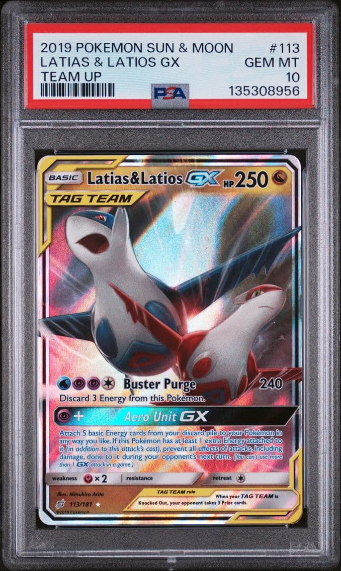 2019 #113 Latias & Latios GX PSA