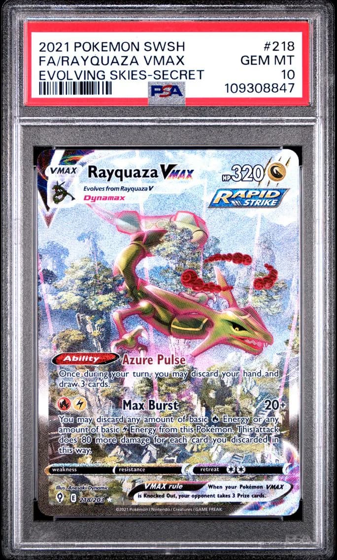 2021 #218 Full Art/Rayquaza Vmax