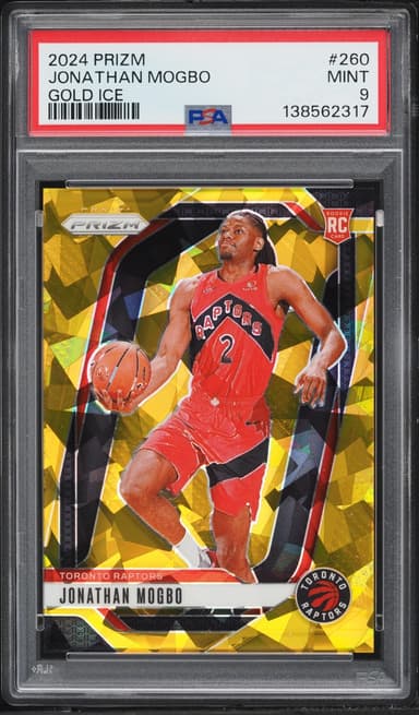 Panini Prizm Gold Ice Jonathan Mogbo ROOKIE JERSEY # 2/10 #260