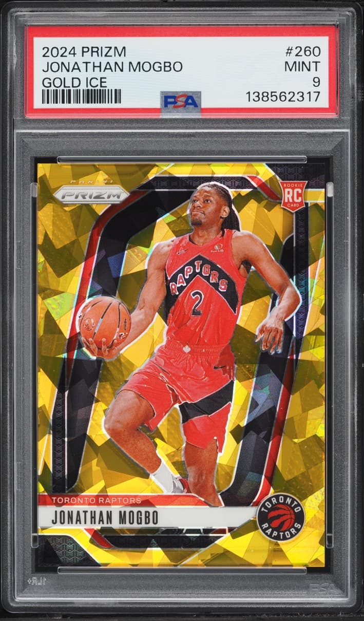 Panini Prizm Gold Ice Jonathan Mogbo ROOKIE JERSEY # 2/10 #260