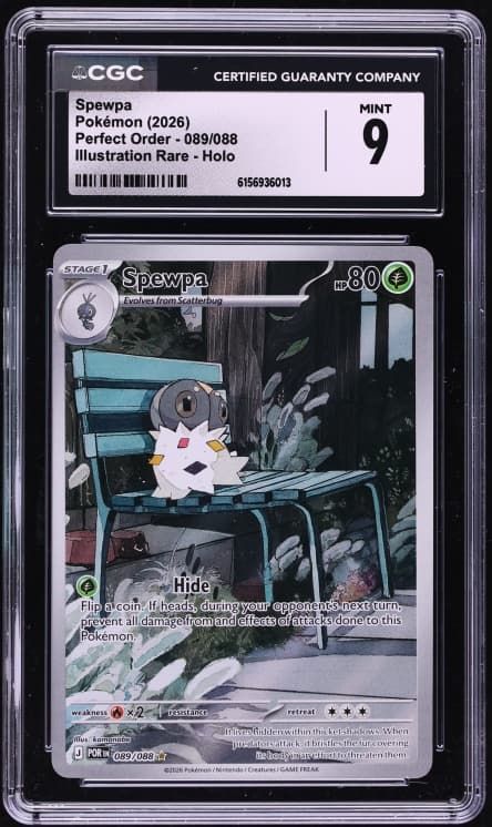 Pokemon Mega Evolution Perfect Order IR Spewpa #089