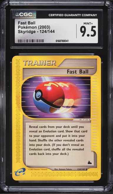 Pokemon Skyridge Fast Ball #124