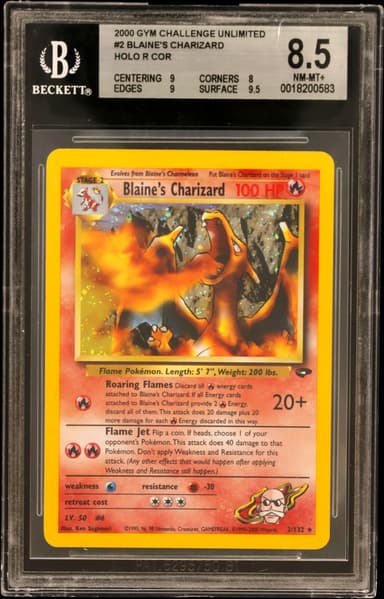 Blaine's Charizard HOLO R COR