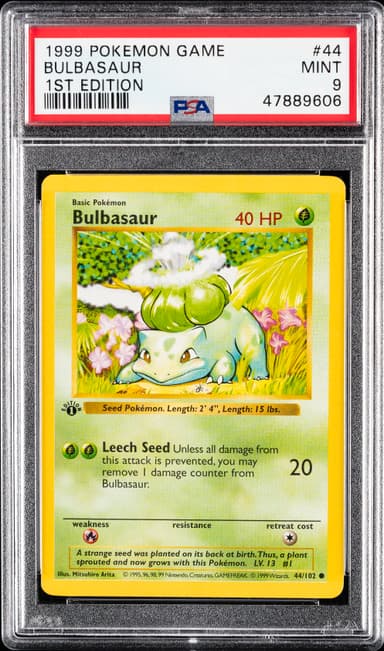 Bulbasaur 1st Edition