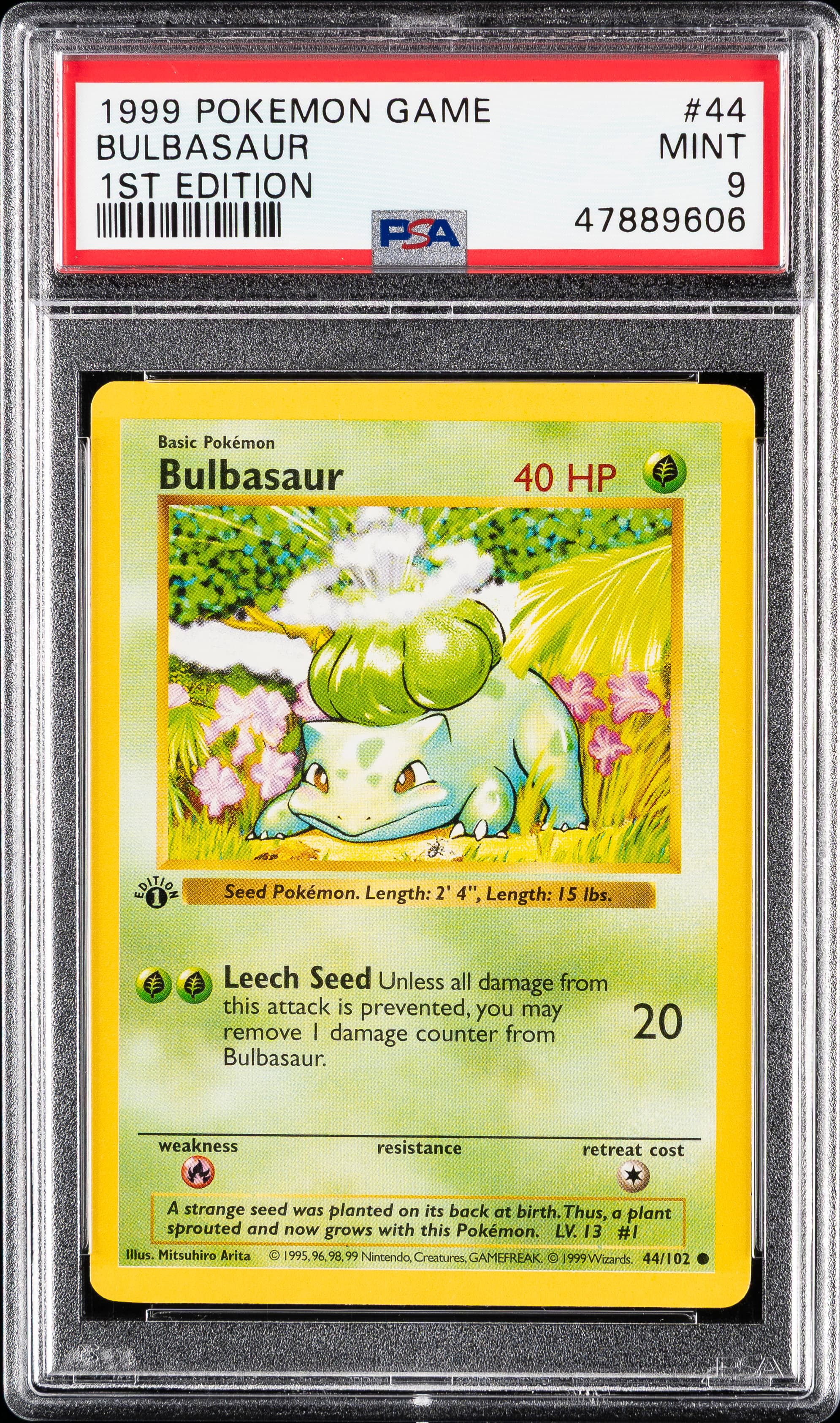 Bulbasaur 1st Edition