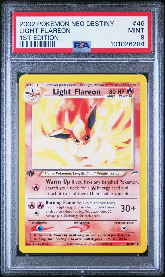 2002 #46 Light Flareon 1st Editi