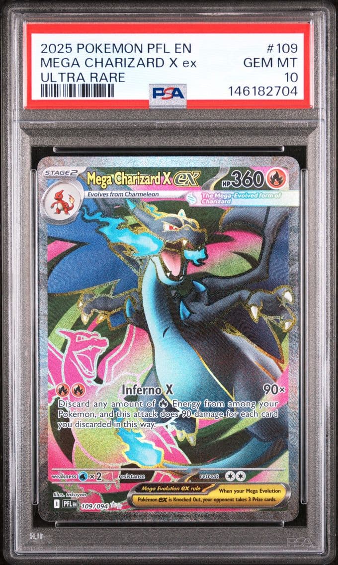2025 #109 Mega Charizard X EX PS