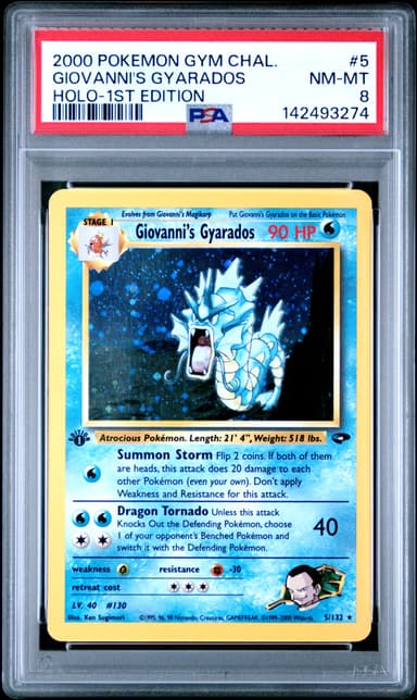 Giovanni's Gyarados Holo-1st Edition