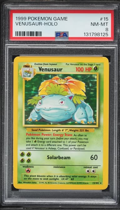 Base Set Holo Venusaur NM-MT