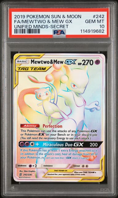 Full Art/Mewtwo & Mew GX