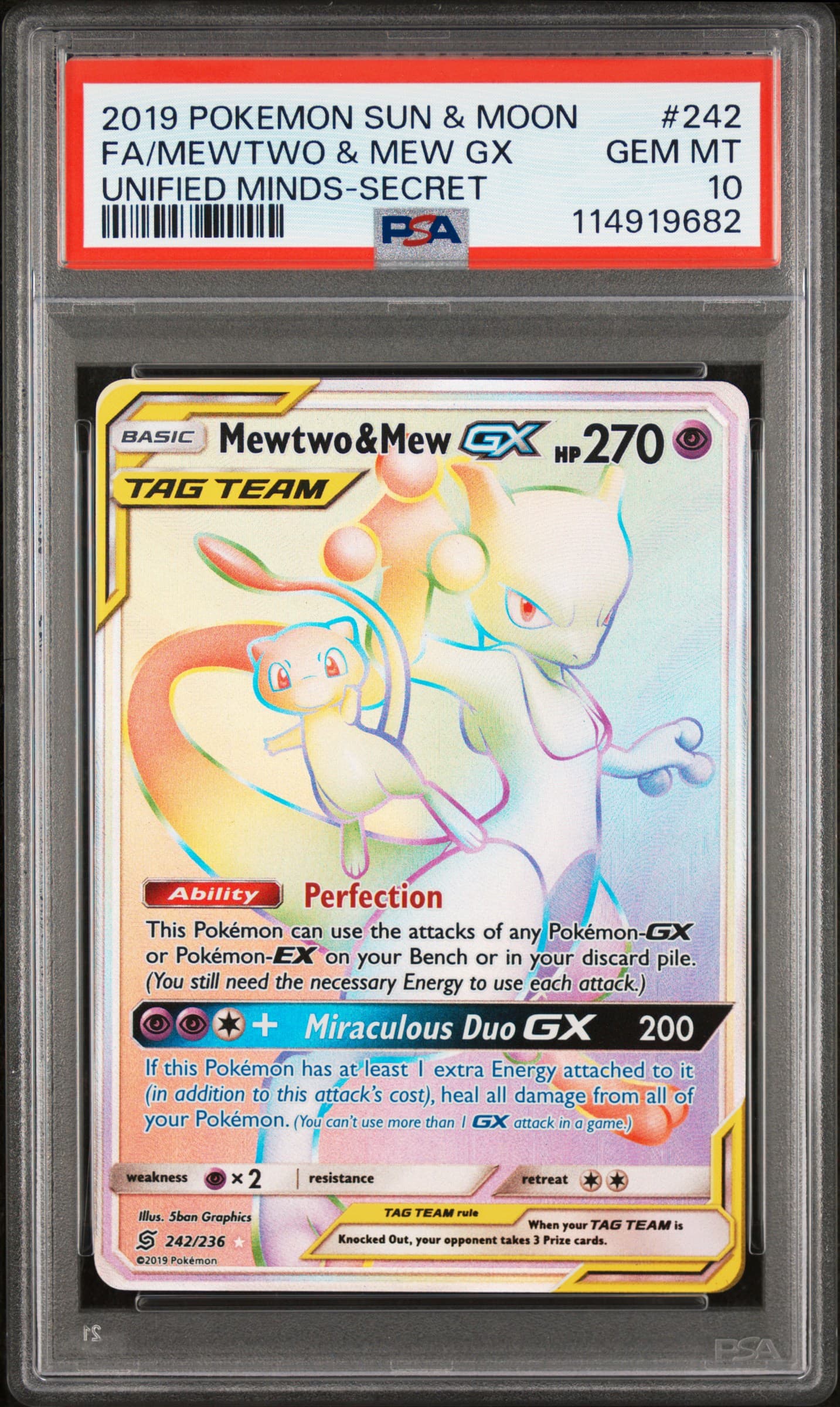Full Art/Mewtwo & Mew GX
