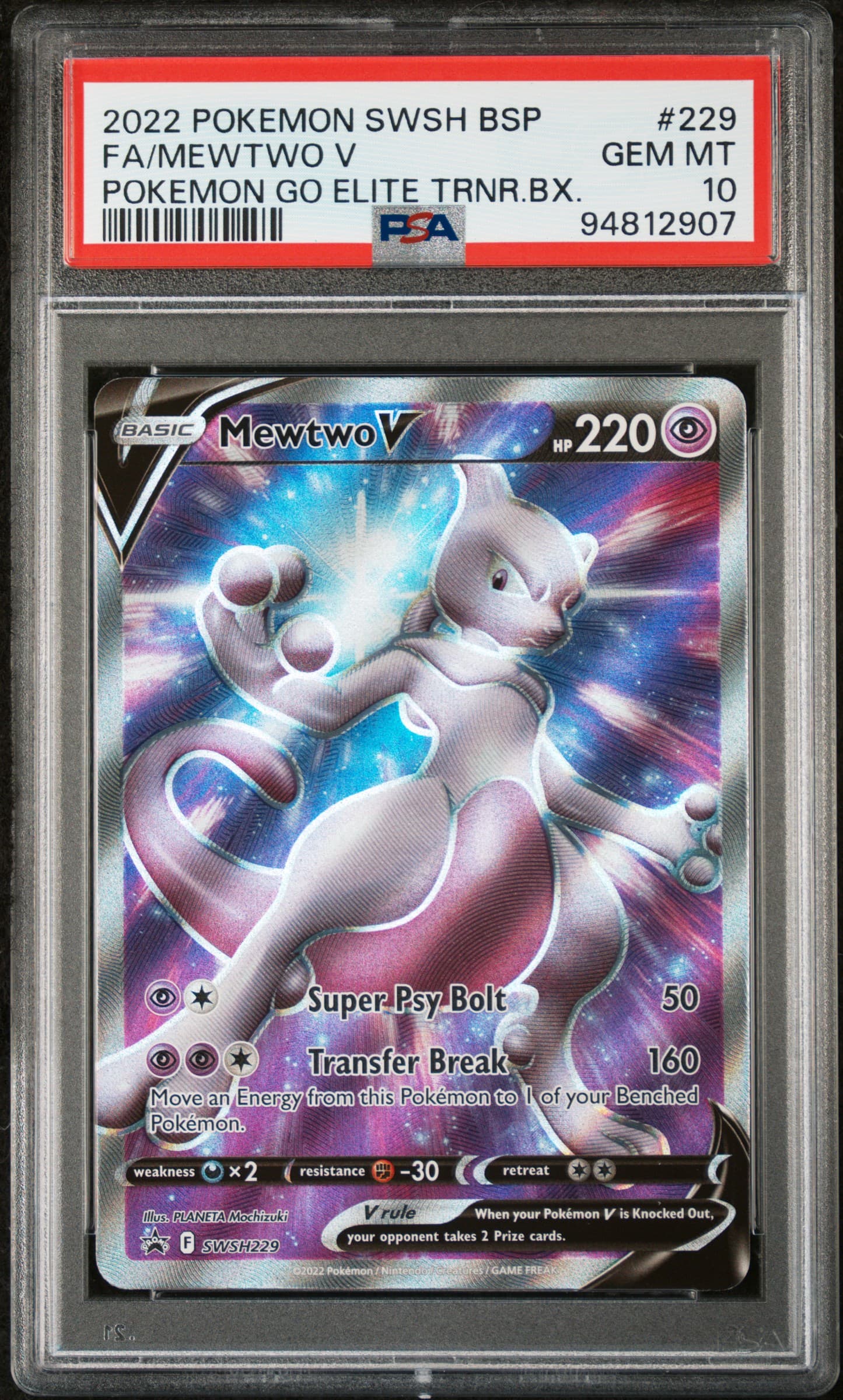Full Art/Mewtwo V