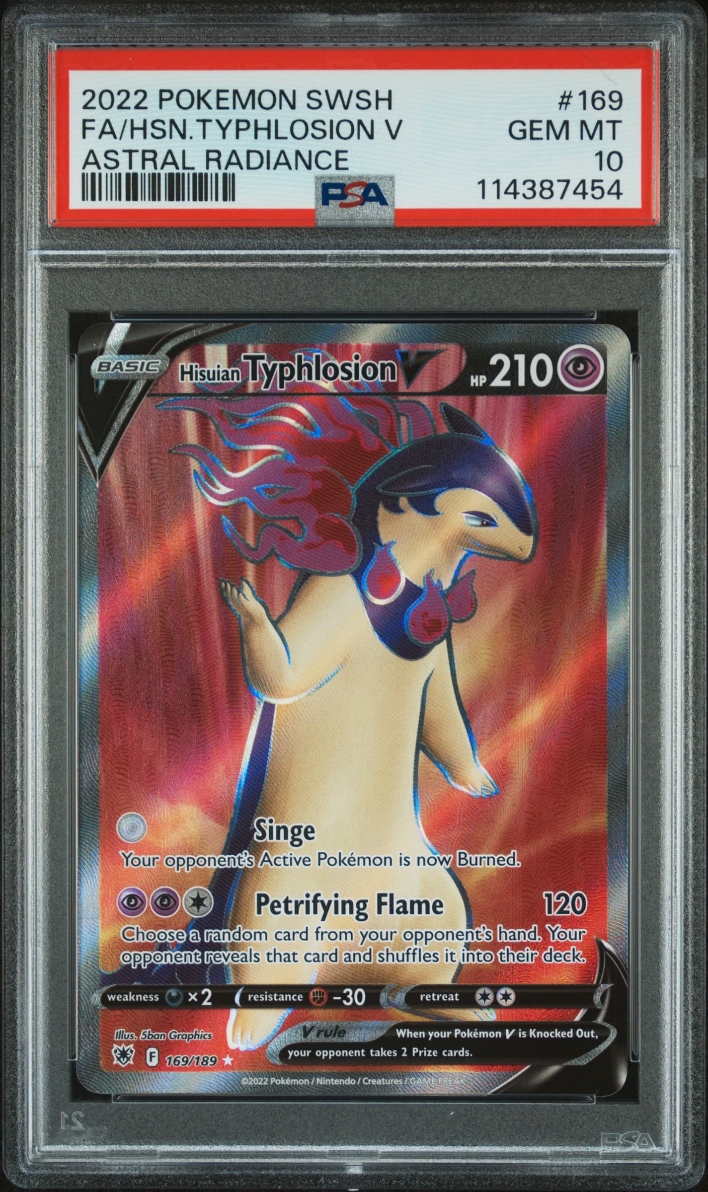 Full Art/Hisuian Typhlosion V