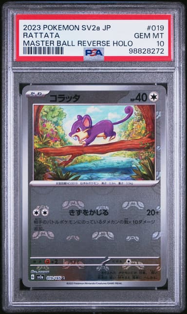 Rattata Master Ball Reverse Holo