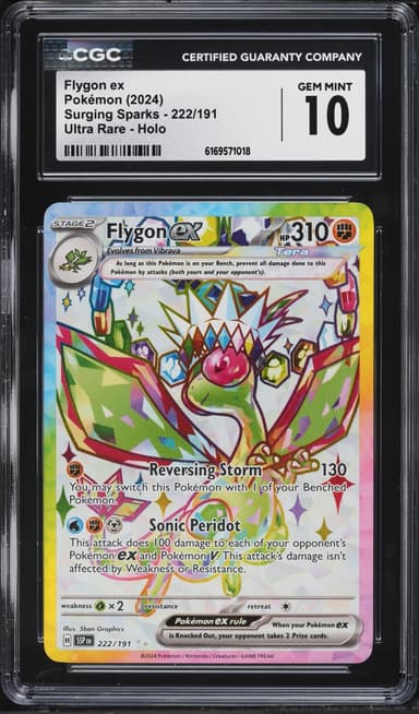 Pokemon Scarlet & Violet Surging Sparks Full Art Flygon EX #222