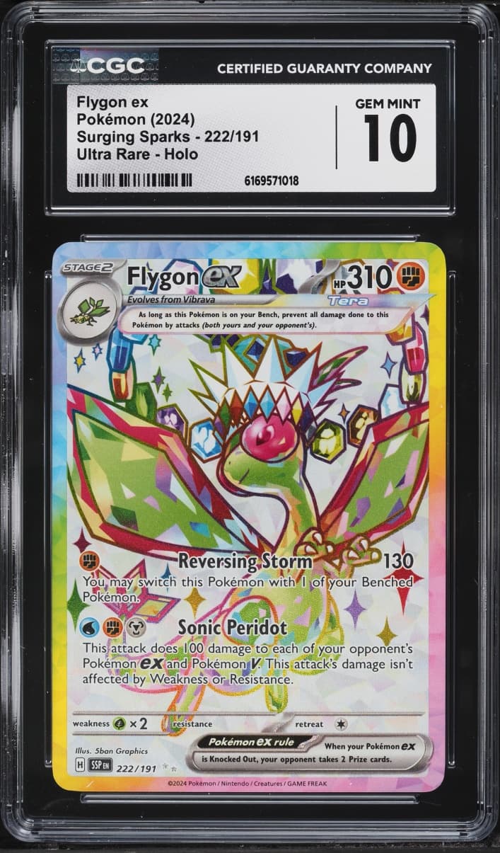 Pokemon Scarlet & Violet Surging Sparks Full Art Flygon EX #222