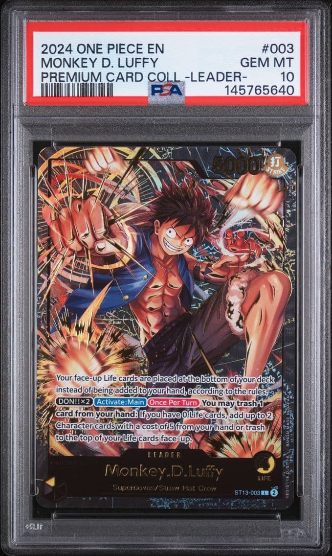2024 #003 Monkey D. Luffy PSA 10