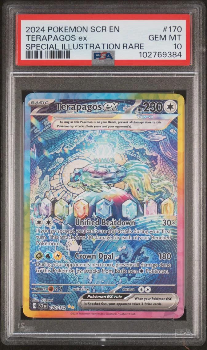 2024 #170 Terapagos EX PSA 10 Sc
