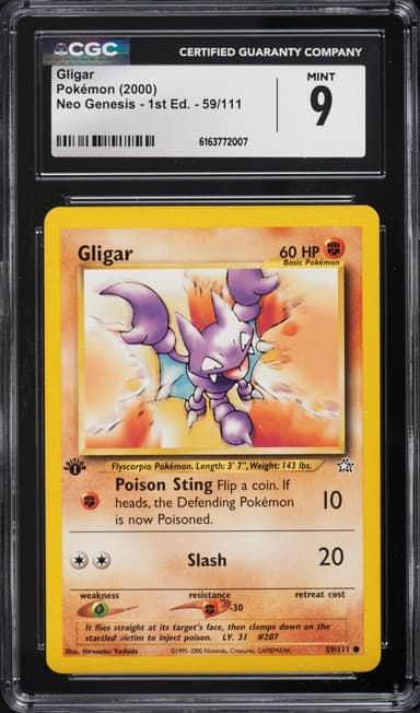 Pokemon Neo Genesis 1st Edition Gligar #59