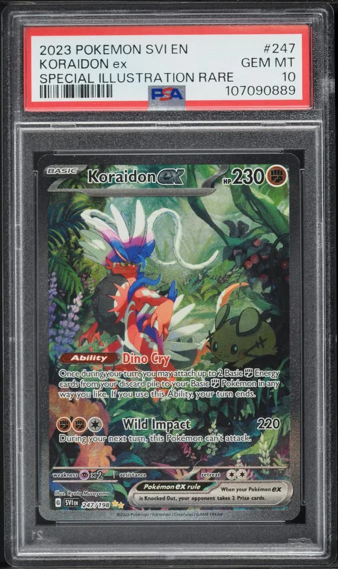 2023 #247 Koraidon EX PSA 10 Svi