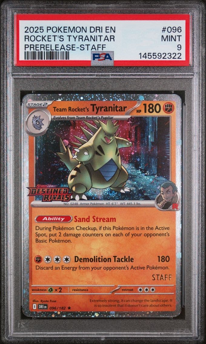 2025 #096 Team Rocket's Tyranita