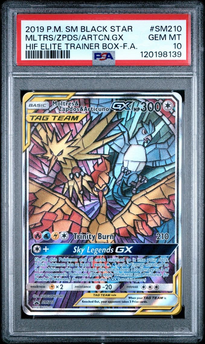 2019 #SM210 Full Art/Moltres & Z