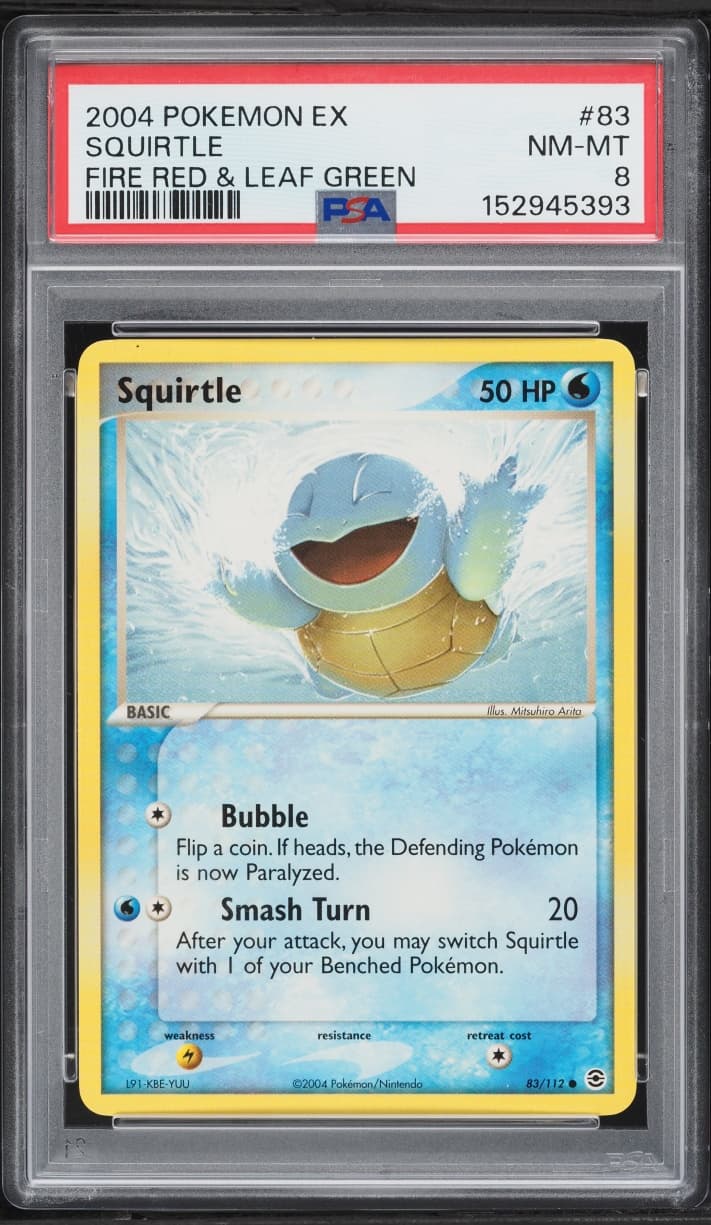 Pokemon EX Fire Red & Leaf Green Squirtle #83