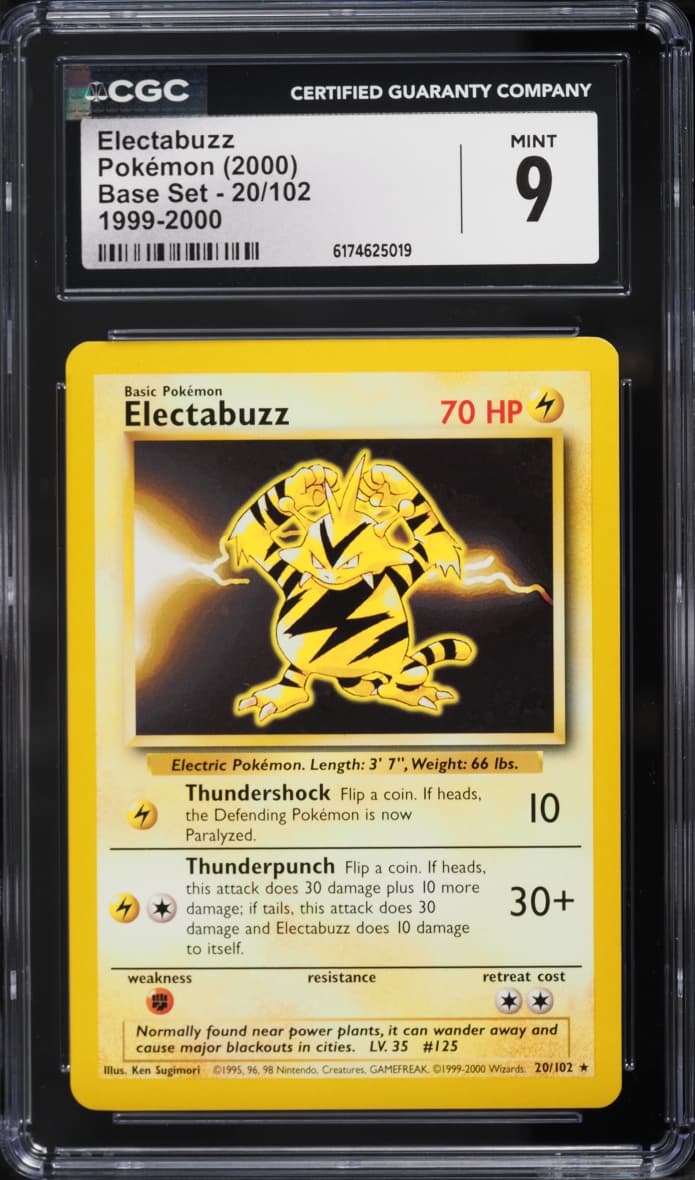 1999-2000 Pokemon Base Set Electabuzz #20
