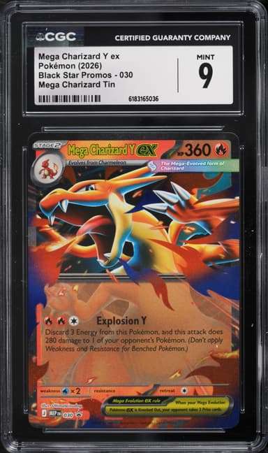 Pokemon Mega Evolution Promo Tin Mega Charizard Y EX #30
