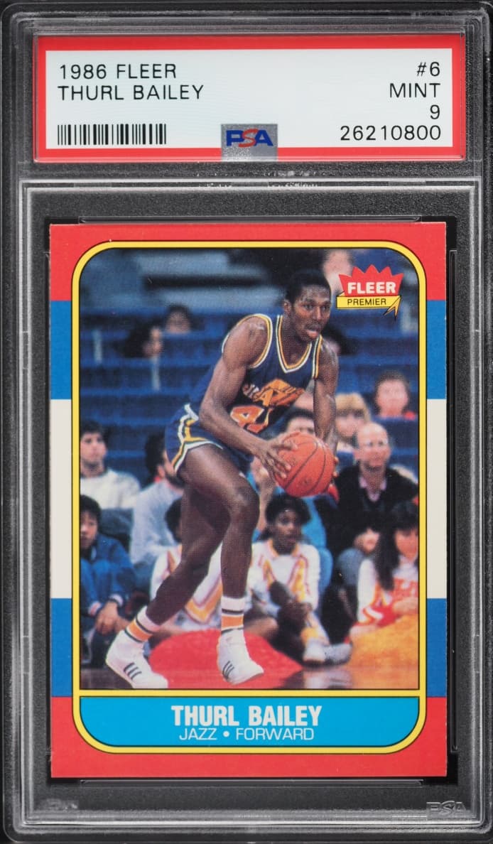 Fleer Basketball Thurl Bailey ROOKIE #6