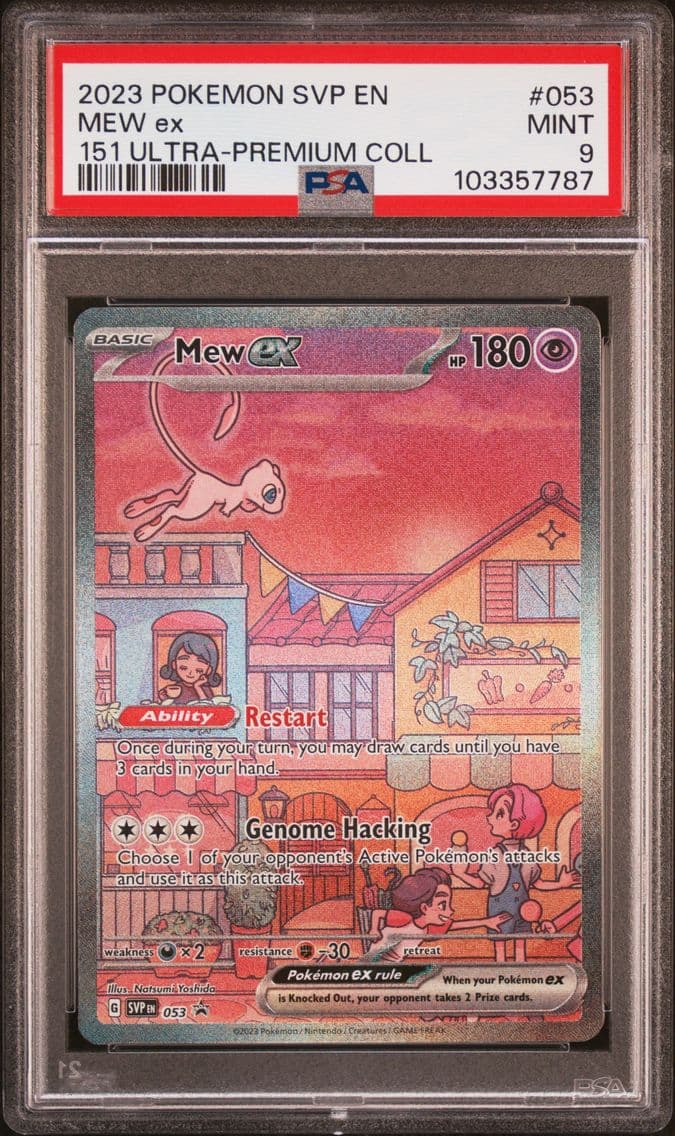 2023 #053 Mew EX PSA 9 Svp EN-SV
