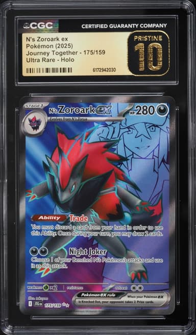Pokemon Scarlet & Violet Journey Together Full Art N's Zoroark ex #175