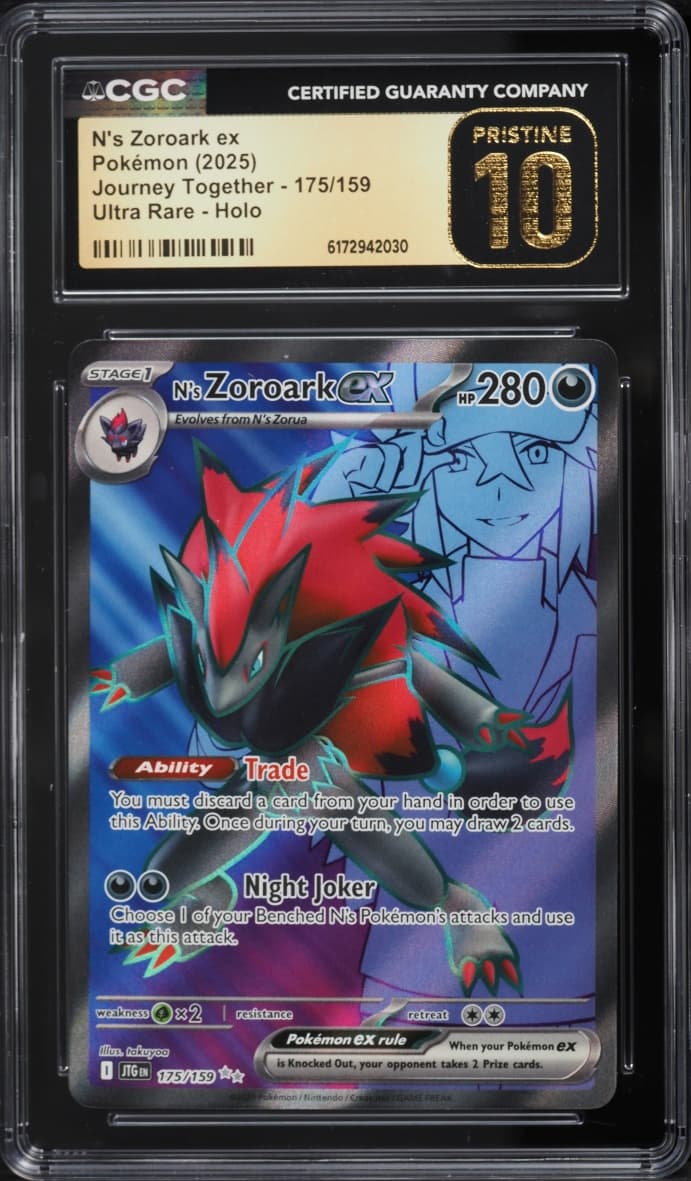 Pokemon Scarlet & Violet Journey Together Full Art N's Zoroark ex #175