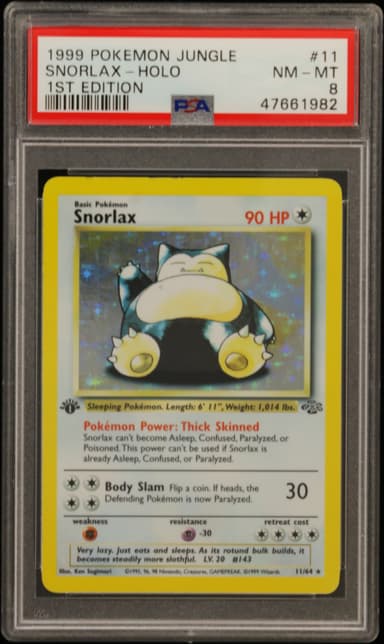 Snorlax-Holo 1st Edition