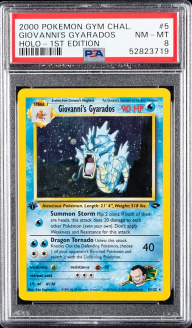 Giovanni's Gyarados Holo-1st Edition