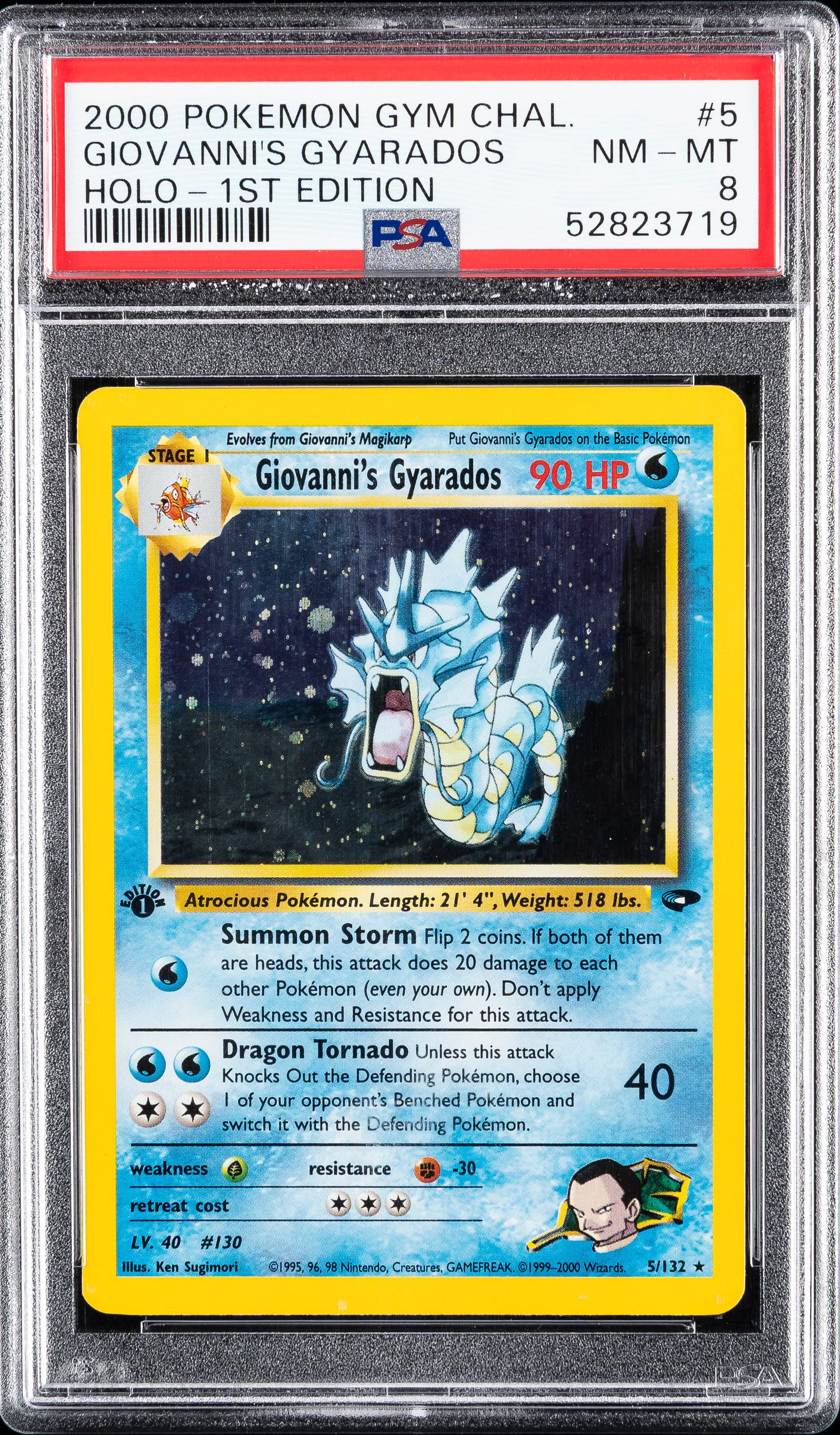 Giovanni's Gyarados Holo-1st Edition