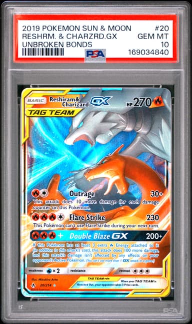 Reshiram & Charizard GX