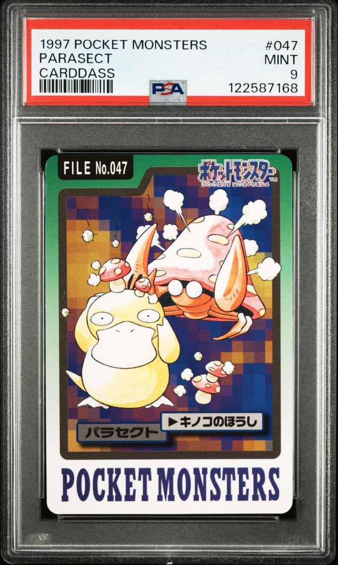 1997 #047 Parasect PSA 9 Pocket 