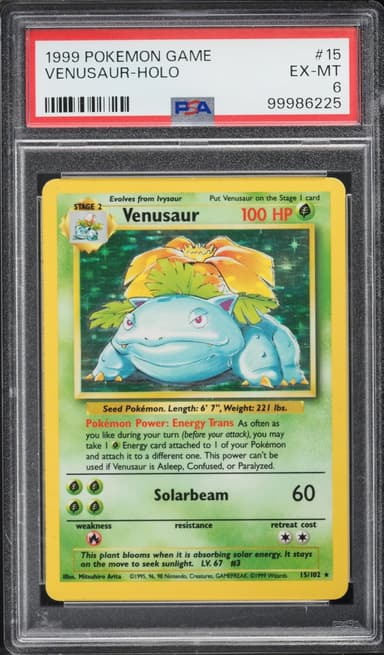 Base Set Holo Venusaur EXMT