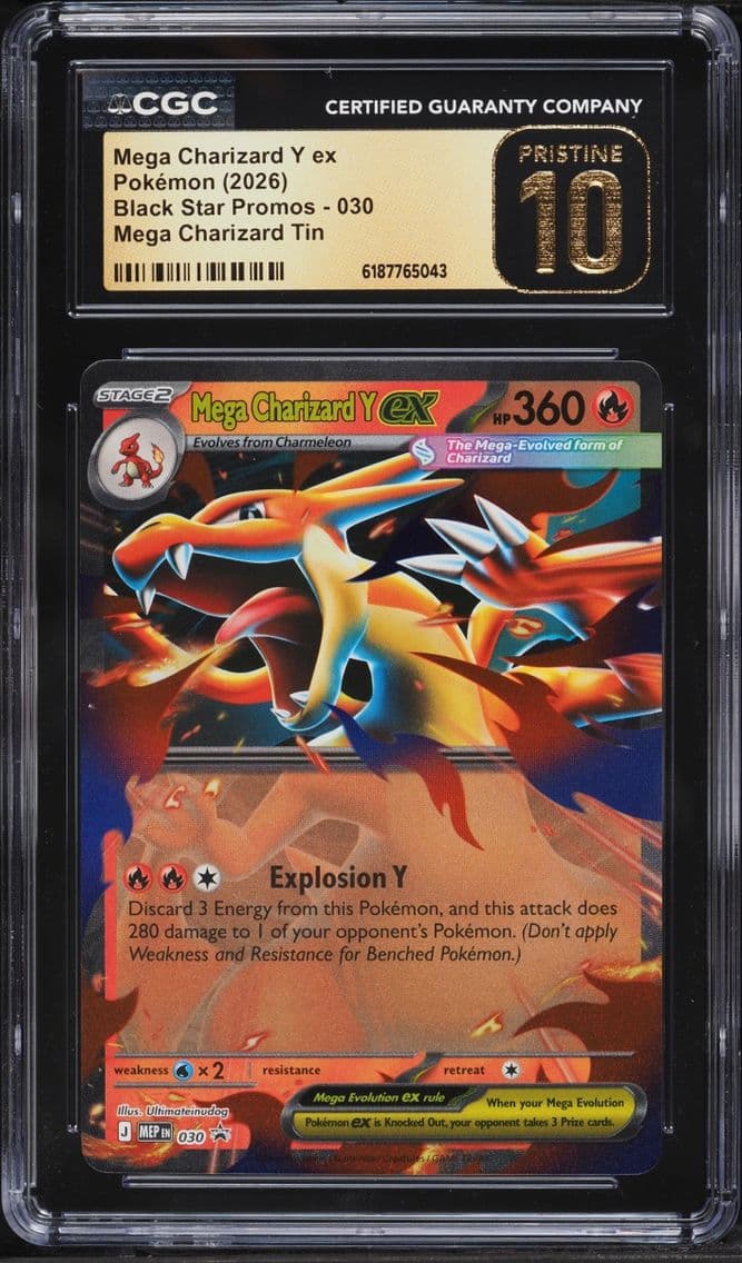 2026 #30 Mega Charizard Y EX CGC