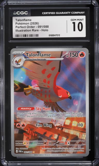 Pokemon Mega Evolution Perfect Order IR Talonflame #091