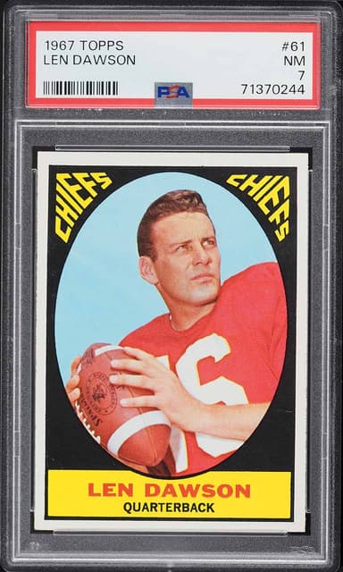 Topps Football Len Dawson #61