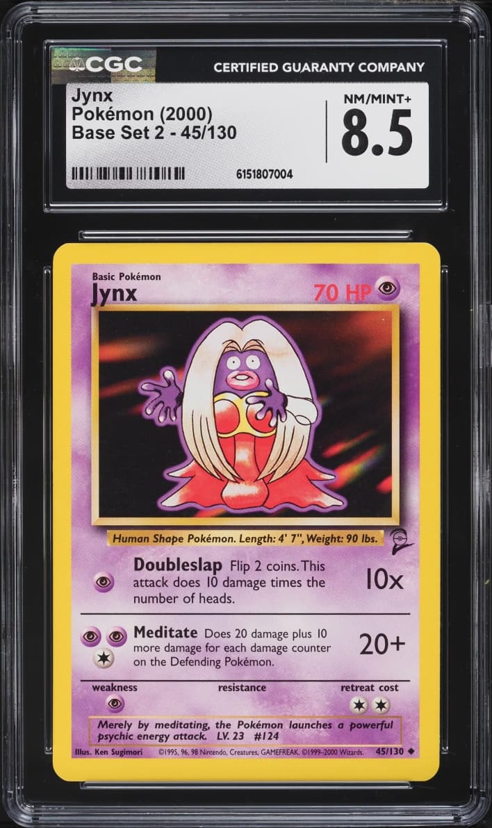 Pokemon Base Set 2 Jynx #45