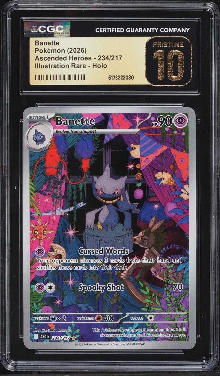 Pokemon Mega Evolution Ascended Heroes IR Banette #234
